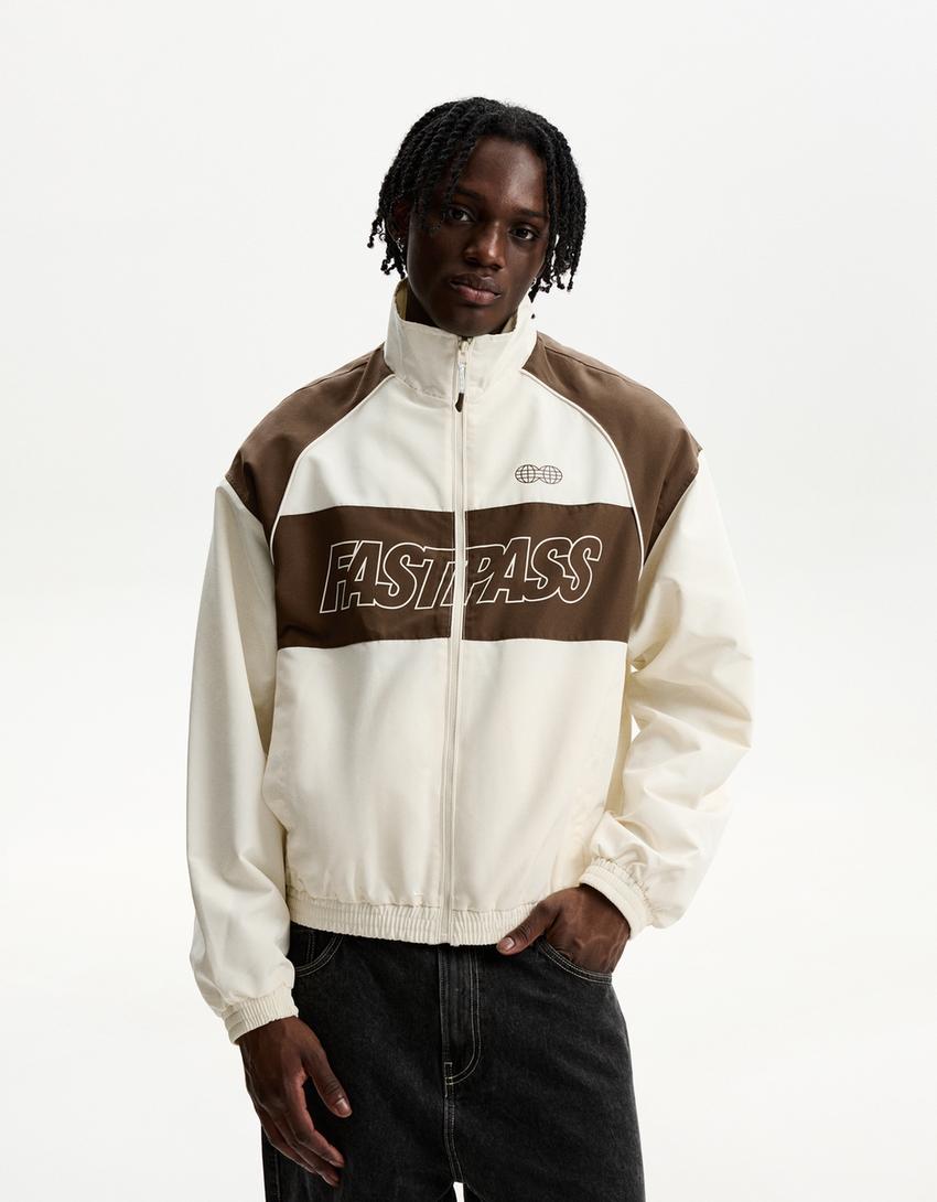 Blouson technique imprimé