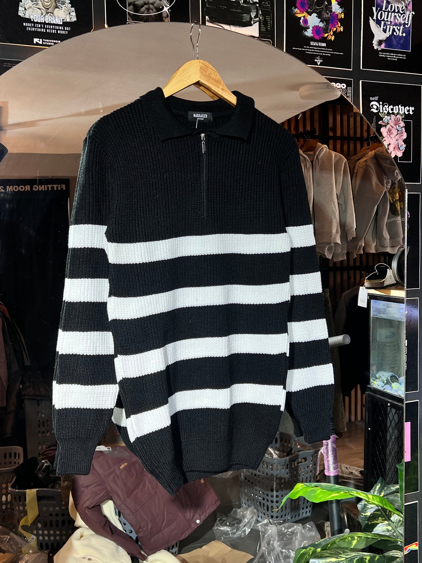 swaeter half zip kech