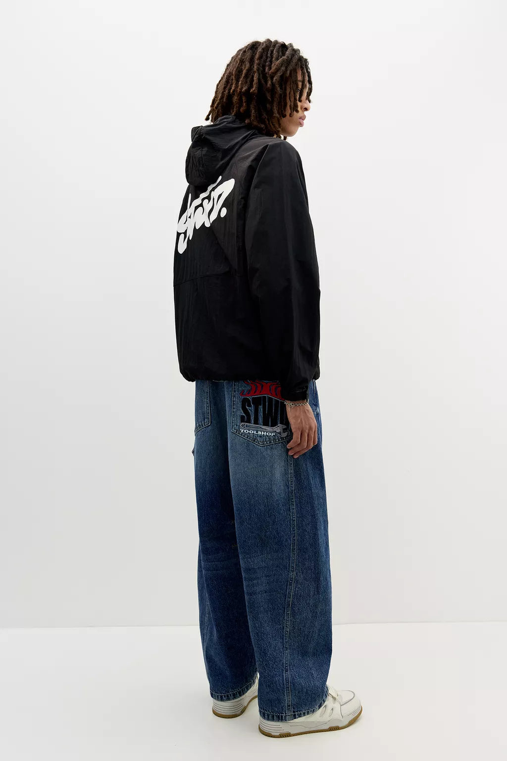 STWD hooded raincoat