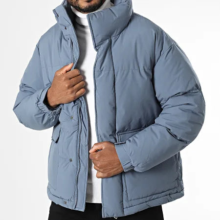 Short puffer down jacket