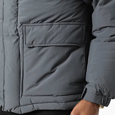 Short puffer down jacket