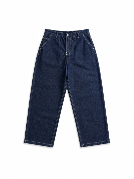 raw denim baggy jeans