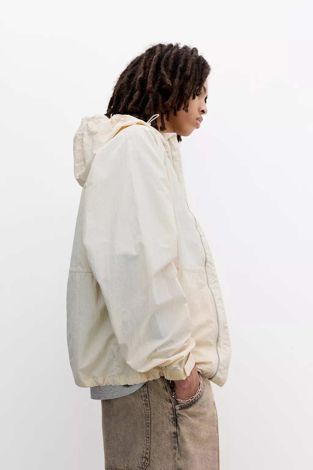 STWD hooded raincoat