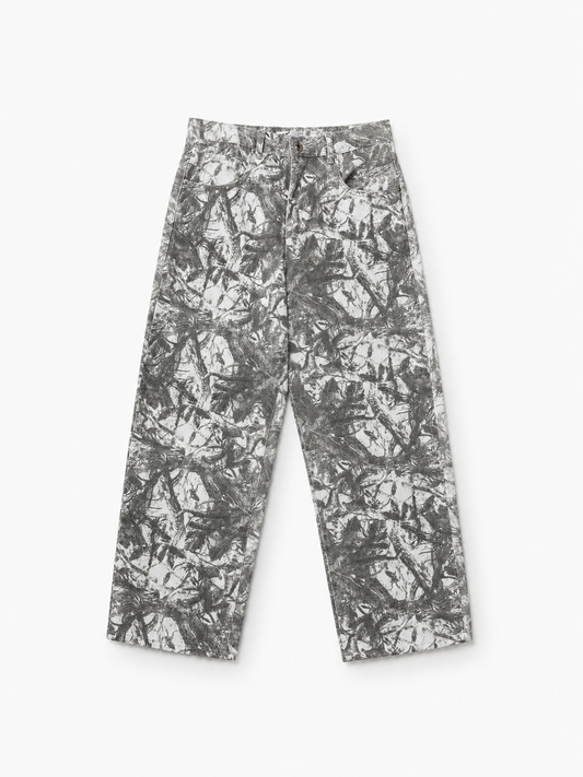 printed baggy jeans