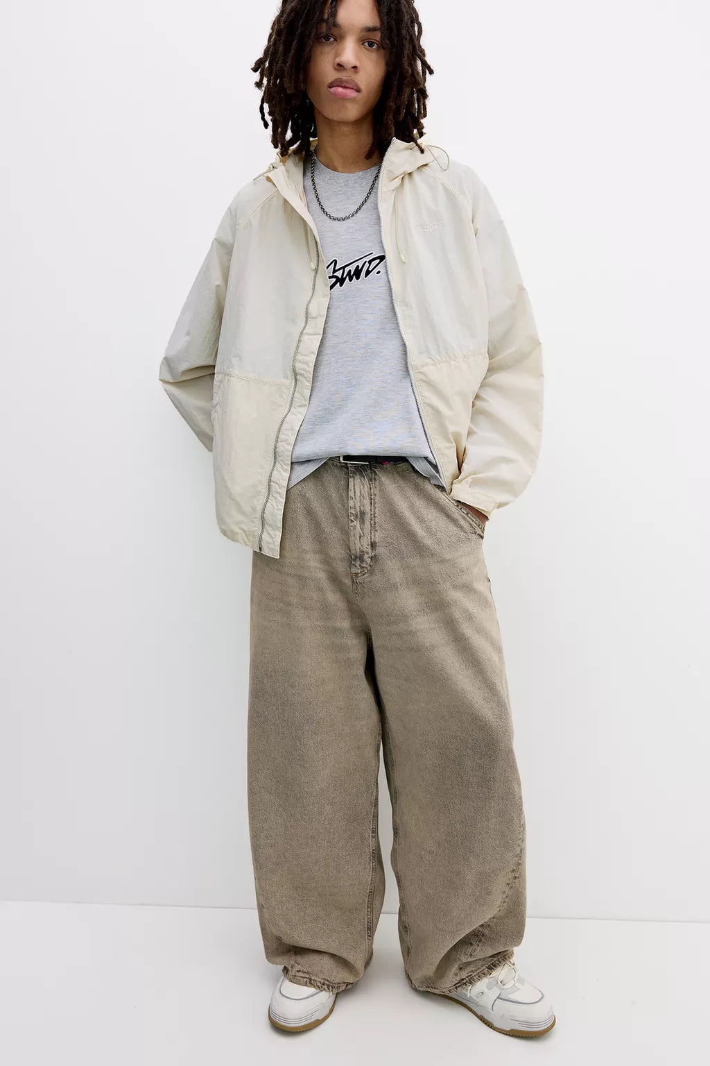 STWD hooded raincoat