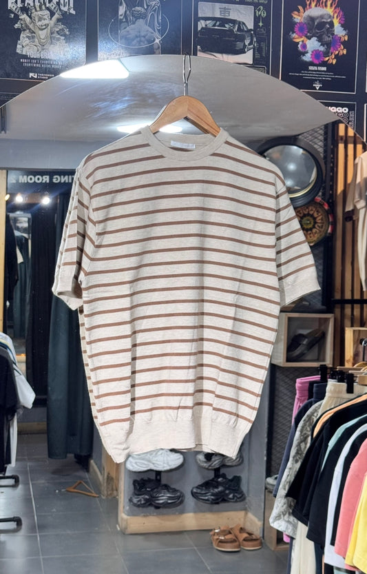 KNITTED TEE ZEBRA
