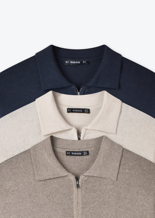 KN023 KNITTED POLO