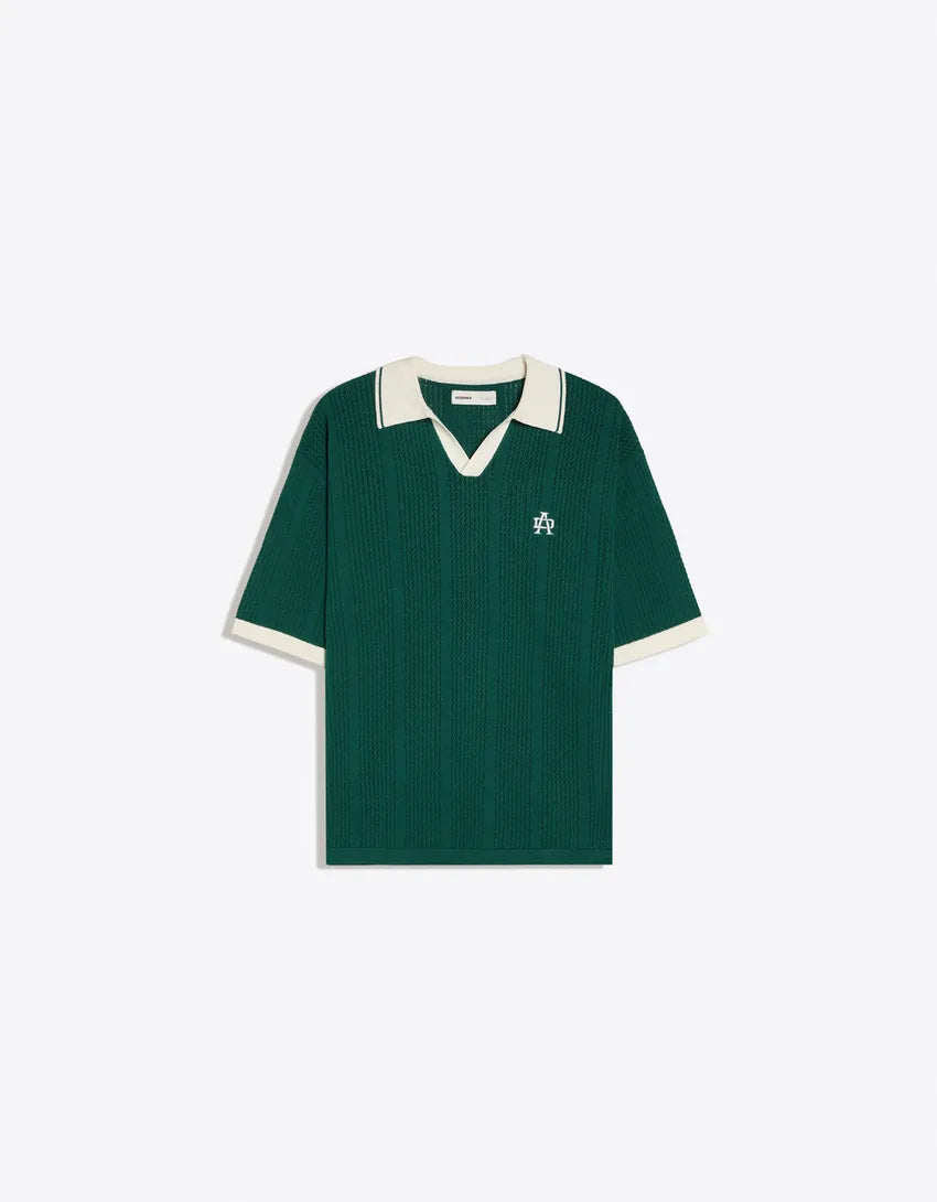 SHORT SLEEVE PRINT POLO SHIRT