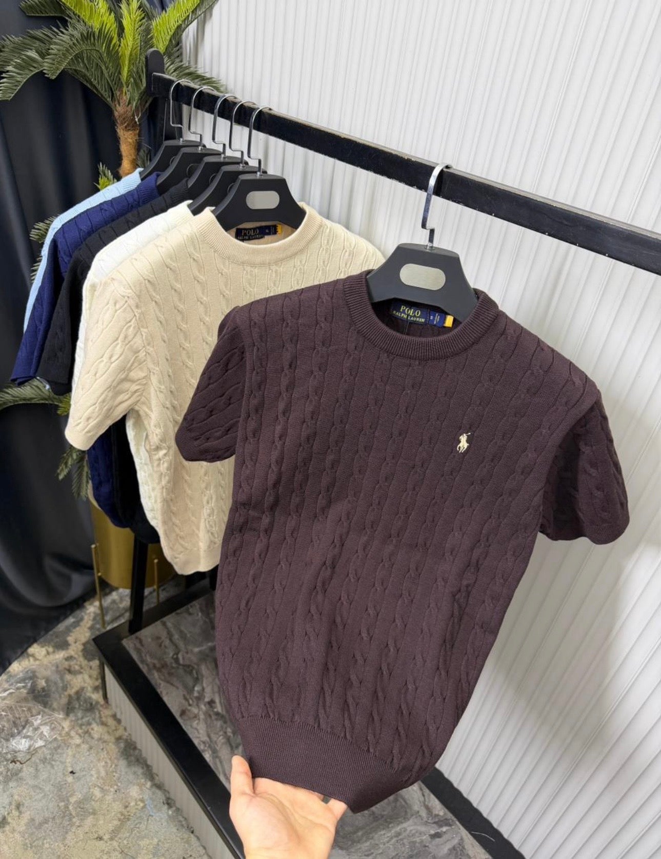ribbed t-shirt R.L