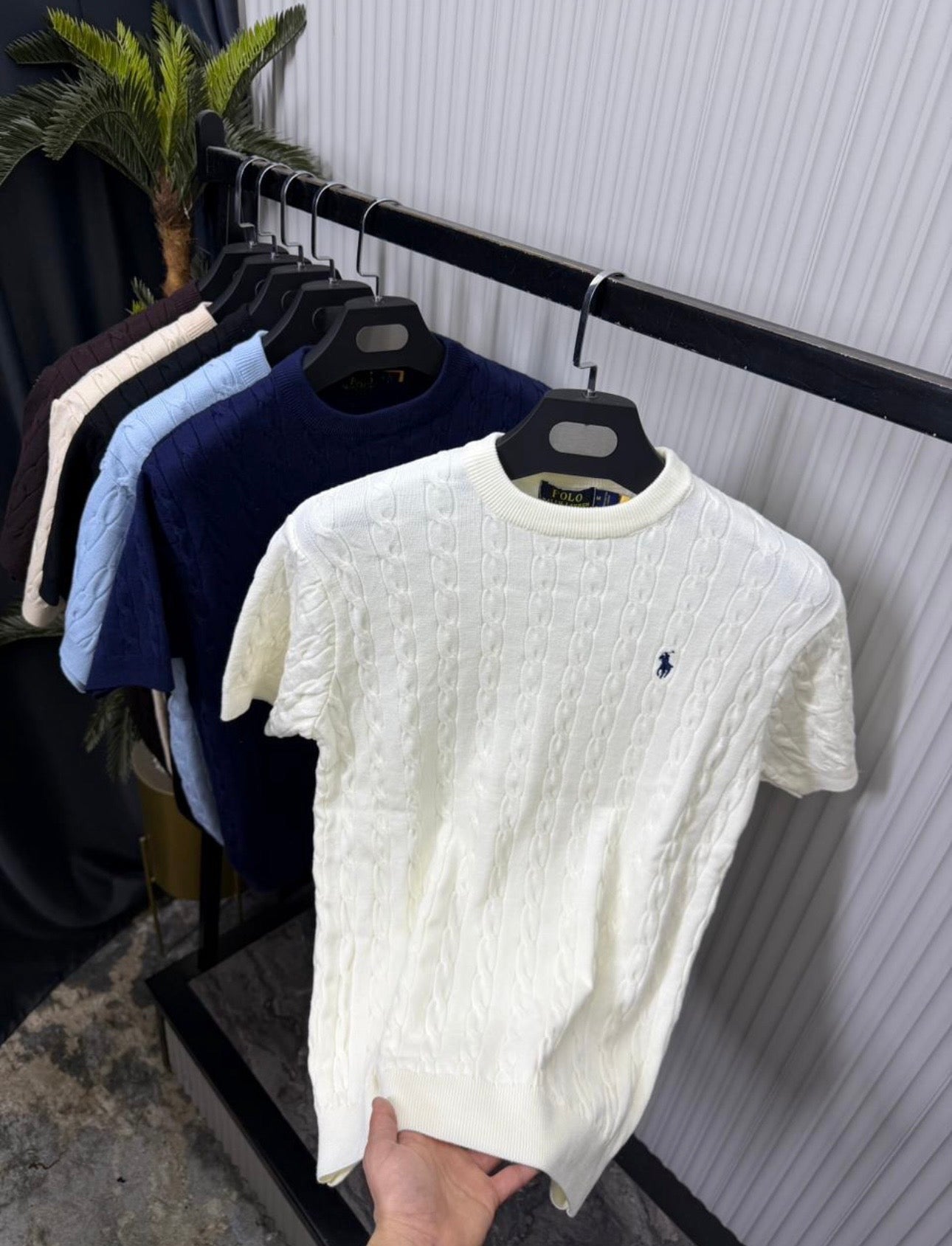 ribbed t-shirt R.L