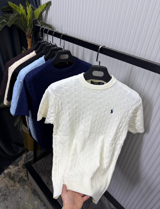 ribbed t-shirt R.L