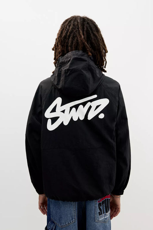 STWD hooded raincoat