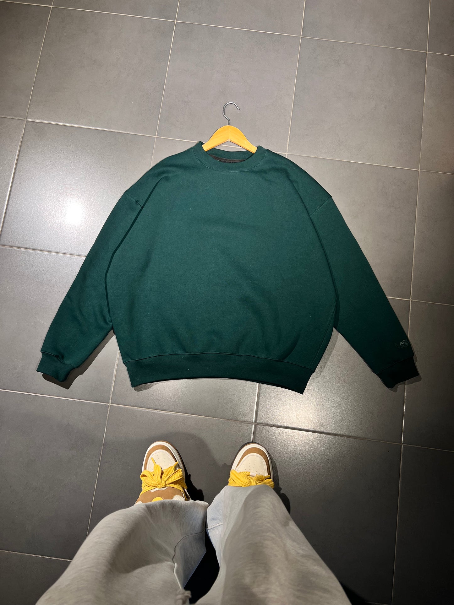 Sweatshirt basic black stars