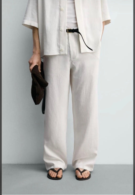 LINEN PANTS ZARA SS253