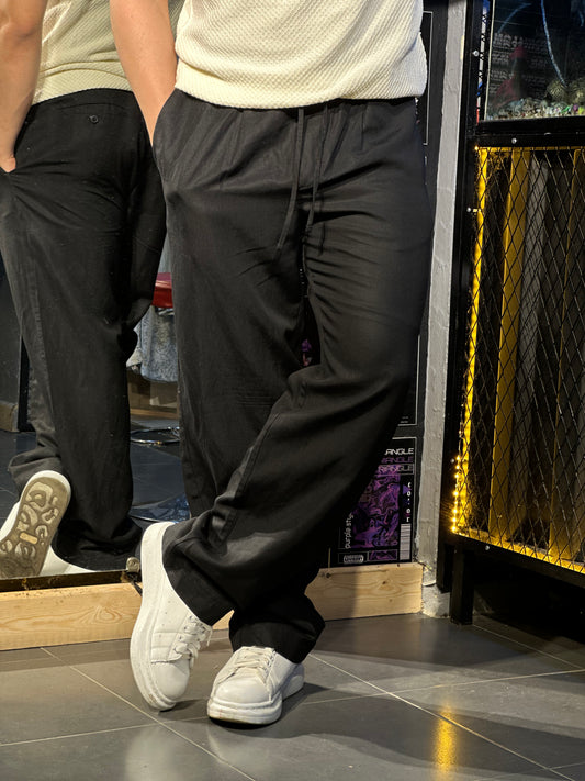linen pants men baggy